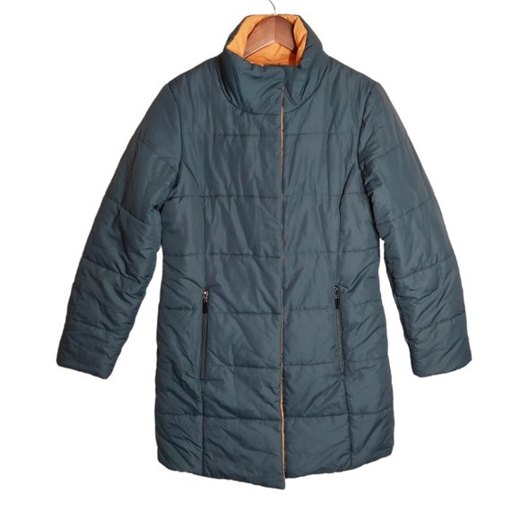 Melanie Lyne Mid-Length Reversible Winter Jacket - Size M (New with Tags) - Picture 1 of 13